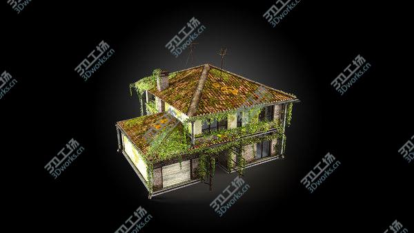 images/goods_img/20210312/Abandoned Cottage B 3D model/1.jpg